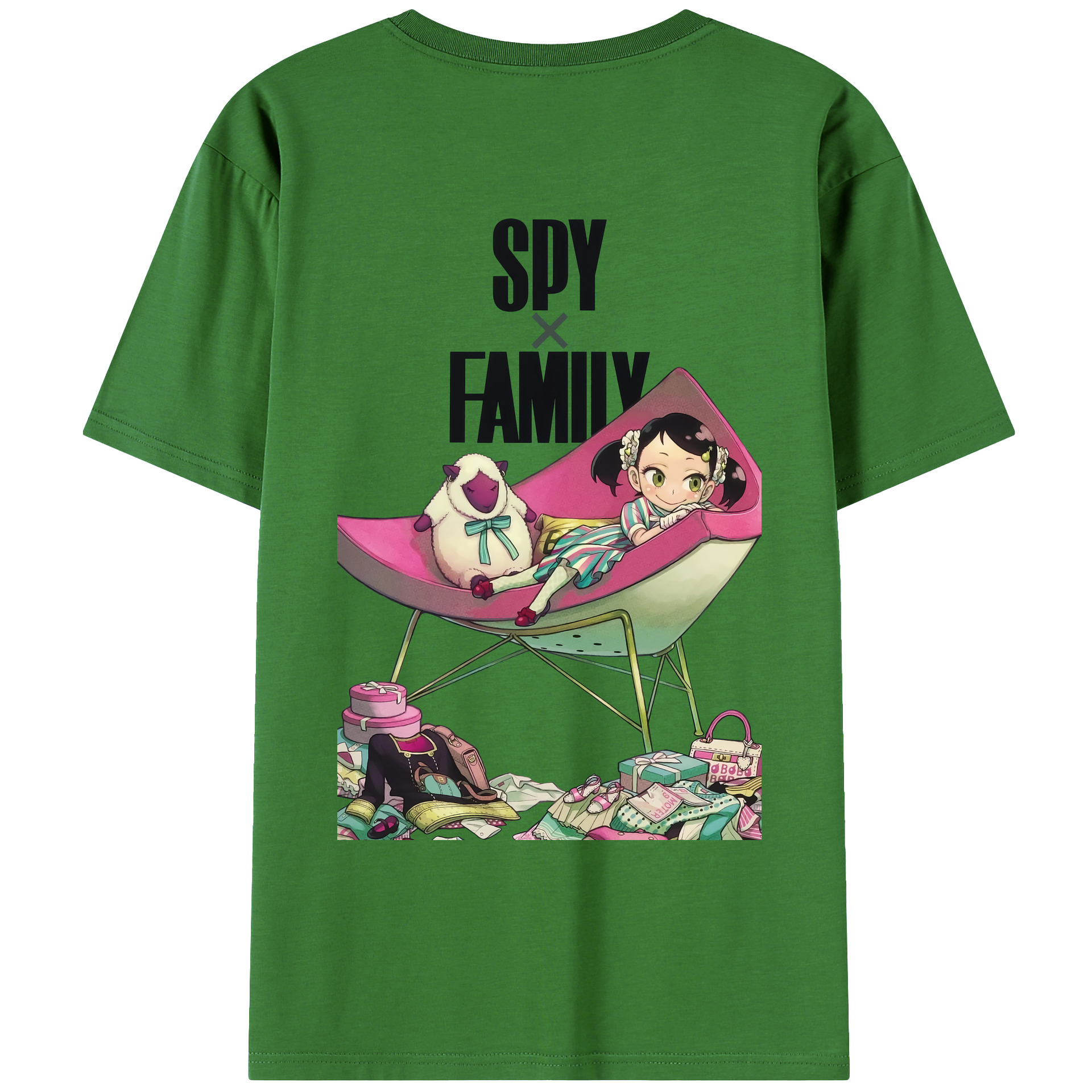 （画像用） SPY×FAMILY间谍家家酒 レディース半袖Tシャツ(バックプリント)